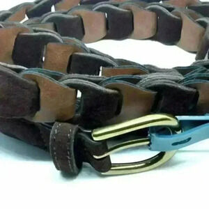  Universal Thread Womens Barnwood Loop Brown Belt Size Small New